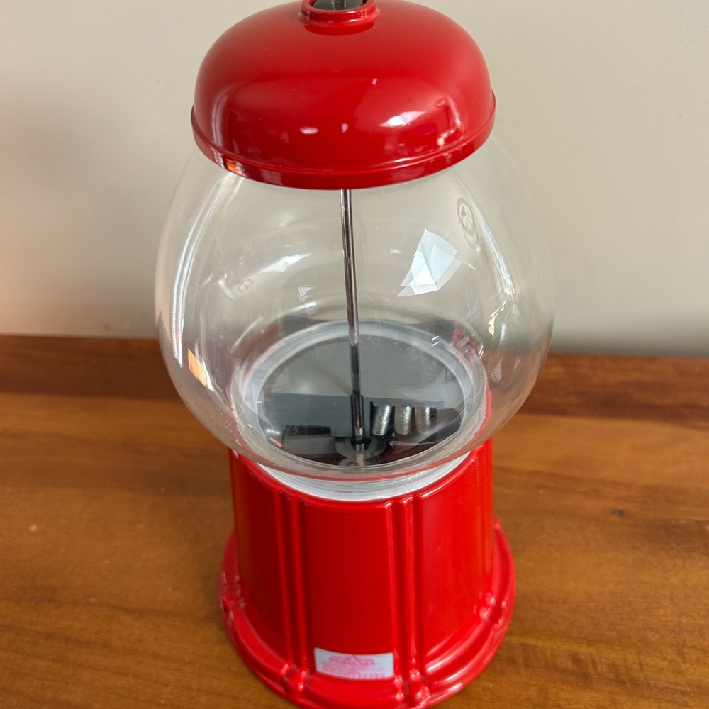 Red Classic Candy Gumball Machine Dispenser - Picture 2 of 5